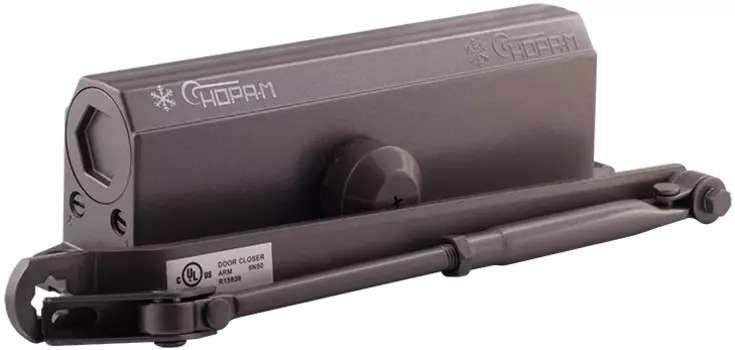 Доводчик НОРА-М 5S дверной морозостойкий - Графит