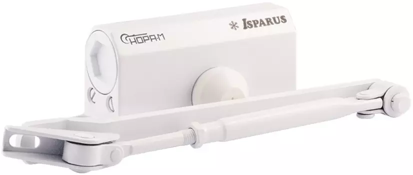 Доводчик НОРА-М Isparus 410 дверной морозостойкий - Белый