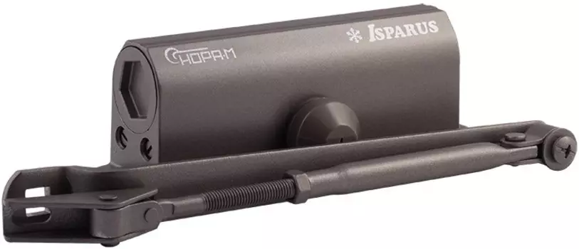 Доводчик НОРА-М Isparus 420 дверной морозостойкий - Графит