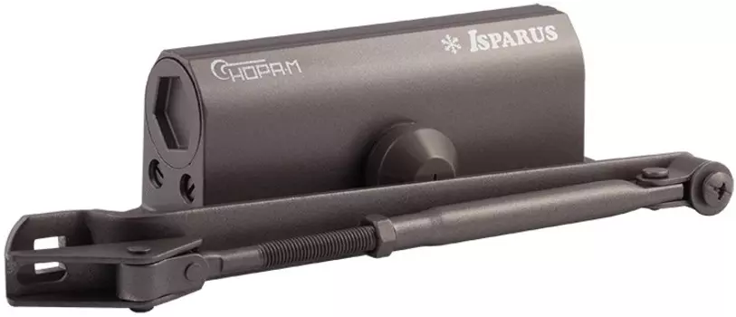 Доводчик НОРА-М Isparus 430 дверной морозостойкий - Графит