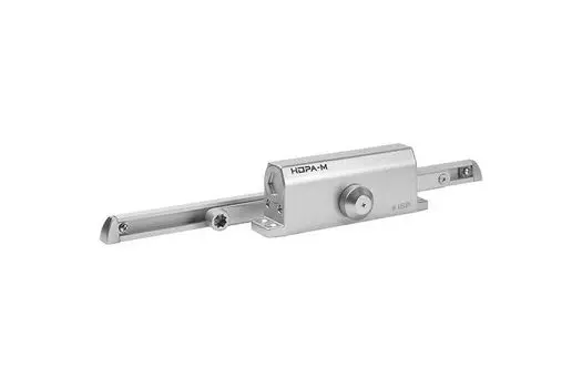 Доводчик НОРА-М ISPARUS 450 Slider (серебро) НОРА-М 19305 морозостойкий дверной со скользящей тягой для дверей весом от 110 до 150 кг, класс доводчика