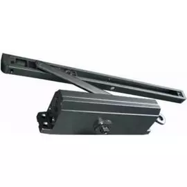 Доводчик Oubao E-605D (бронза) для дверей весом до 120 кг, двухскоростной, фиксация открытого положения, установочный размер 230х19 мм