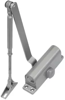 Доводчик Smartec ST-DC005-SL c тягой EN5, 80 - 110 кг, 1250 мм, 2-х скор., серебряный