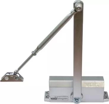 Доводчик VIZIT VIZIT- DC305S ARCTIC для двери весом до 100 кг, рычаг с квадратным отверстием, цвет: