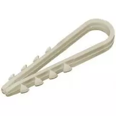 Дюбель-хомут IEK UHH35-19-25-100 19х25мм белый (100шт)