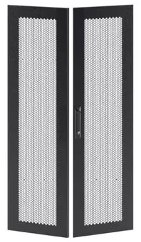 Дверь двустворчатая перфорированная DKC RBITCPMD1260 для IT-CQE 1200 x 600 RAL9005, "RAM Block"