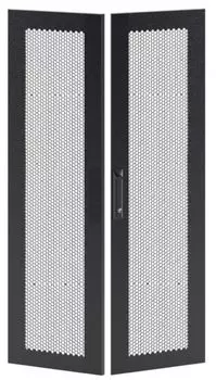 Дверь двустворчатая перфорированная DKC RBITCPMD1460 для IT-CQE 1400 x 600 RAL9005, "RAM Block"