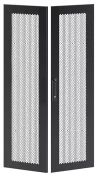 Дверь двустворчатая перфорированная DKC RBITCPMD1480 для IT-CQE 1400 x 800 RAL9005, "RAM Block"