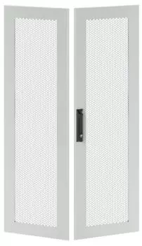 Дверь двустворчатая перфорированная DKC RGITCPMD2060 для IT-CQE 2000 x 600 RAL7035, "RAM Block"