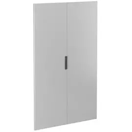 Дверь двустворчатая сплошная DKC R5CPE14160 для шкафов CQE/DAE ВхШ 1400х1600 мм, RAL7035, "RAM block"