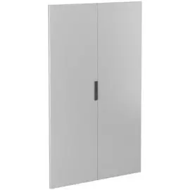 Дверь двустворчатая сплошная DKC R5CPE22120 для шкафов CQE/DAE ВхШ 2200х1200 мм, RAL7035, "RAM block"