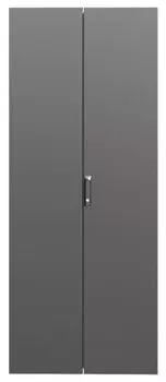 Дверь двустворчатая сплошная DKC RBITCPED1480 для IT-CQE 1400 x 800 RAL9005, "RAM Block"