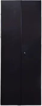 Дверь TWT TWT-CBB-DR42-8x-S-M1 42U, 800 мм, черный, передняя - распашная металл, задняя - распашная металл