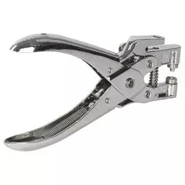 Дырокол BRAUBERG HL-1 227792 металлический на 1 отверстие для люверса, до 30 листов, диаметр отверстия 5 мм