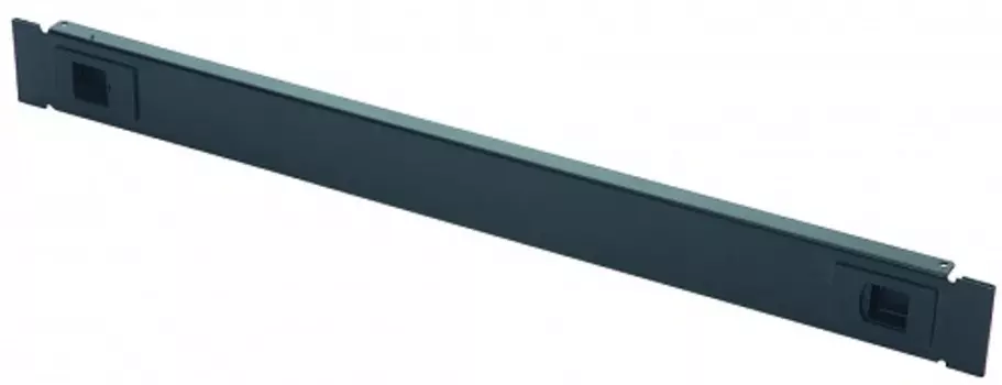 Фальшпанель Eurolan 25M-3U-03BL 19" 3U черная, на фиксаторах