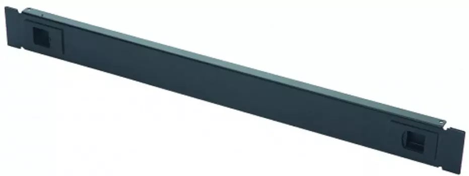 Фальшпанель Eurolan 25M-5U-03BL 19" 5U черная, на фиксаторах