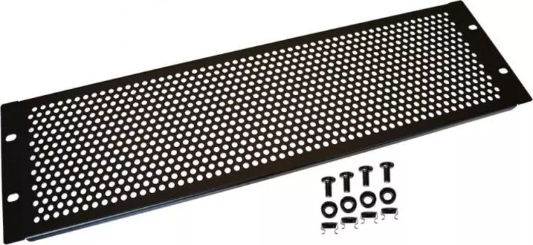 Фальшпанель Lanmaster LAN-DC-VNP-4U 19" вентиляционная фальш-панель 4U, черная