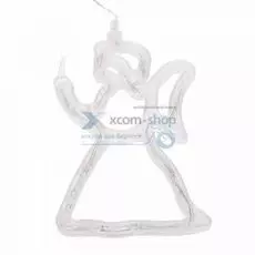 Фигура светодиодная NEON-NIGHT 501-015 ангелок, на присоске с подвесом, цвет теплый белый