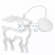 Фигура светодиодная NEON-NIGHT 501-016 олененок, на присоске с подвесом, цвет белый