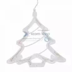 Фигура светодиодная NEON-NIGHT 501-017 елочка, на присоске с подвесом, цвет зеленый