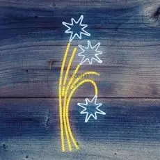 Фигура светодиодная NEON-NIGHT 501-336 звездный фейерверк, размер 85*175 см