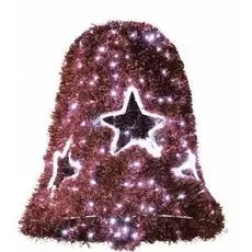 Фигура светодиодная NEON-NIGHT 506-263 колокол, LED подсветка диам.75см выс.80см, красный