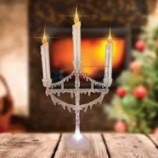 Фигура светодиодная NEON-NIGHT 513-034 на подставке "Подсвечник со свечками"