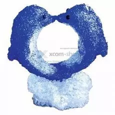 Фигура светодиодная NEON-NIGHT 513-133 акриловая, романтичные дельфины 30х25х35 см, 128 светодиодов, IP44, понижающий трансформатор в комплекте