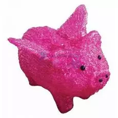 Фигура светодиодная NEON-NIGHT 513-342 акриловая, поросенок с крылышками 34х16х24 см, 112 светодиодов, IP44, понижающий трансформатор в комплекте