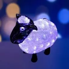Фигура светодиодная NEON-NIGHT 513-401 акриловая, овца 30см, 56 светодиодов, IP65, 24В