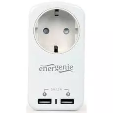 Фильтр-розетка Energenie EG-ACU2-01-W
