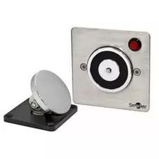 Фиксатор Smartec ST-DH603U дверей электромагнитный, 12 VDC / 180мА или 24VDC / 70мА, усилие 50 кг, размеры: 88х88х25 мм