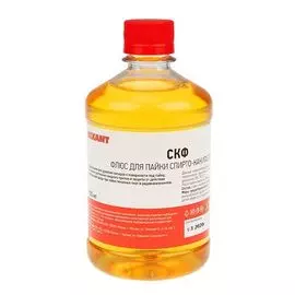 Флюс Rexant 09-3645 для пайки, СКФ (спирто-канифольный), 500 мл, флакон