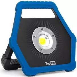 Фонарь аккумуляторный TopOn TOP-MX1MGP LED, 10Вт, 1100лм, 3.7В, 4.4Ач, 16.3Втч, поворотная подставка