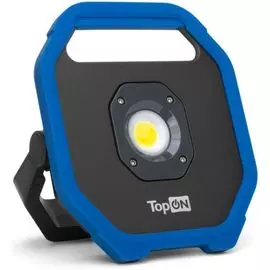 Фонарь аккумуляторный TopOn TOP-MX1MGВ LED, 10Вт, 1100лм, 3.7В, 4.4Ач, 16.3Втч, магнитное крепление, синий