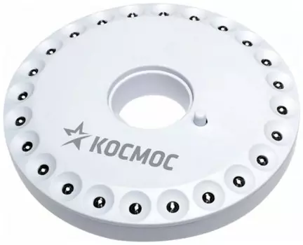 Фонарь Космос KOC3031LED кемпинговый, светодиодный, диск 24хLED 3xAA
