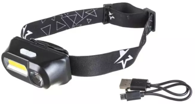 Фонарь Космос KocH3WDLith 3Вт ХРЕ, 3Вт СОВ, сменный акк 1200mAh