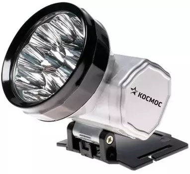 Фонарь налобный Космос KOCAccuH10LED аккумуляторный, 10LED, 3 *АА, встроенное зарядное устройство