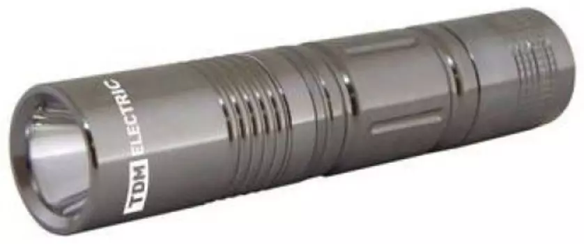 Фонарь TDM SQ0350-0012 "Металл", 0,5 Вт светодиод 30 лм/Вт, бат. 1*AA