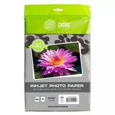 Фотобумага Cactus CS-GA413050ED A4/130г/м2/50л./белый глянцевое для струйной печати