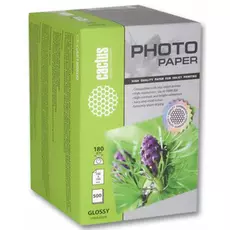 Фотобумага Cactus CS-GA6180500 180г/м2/500л./белая, глянцевая для струйной печати
