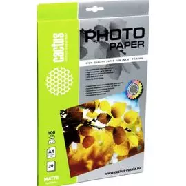 Фотобумага Cactus CS-MA410020