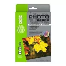 Фотобумага Cactus CS-MA6230100 10x15/230г/м2/100л./белый матовое для струйной печати