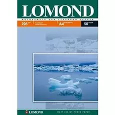 Фотобумага Lomond 0102085 A4/205г/м2/50л./белый матовое для струйной печати