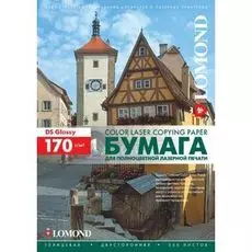 Фотобумага Lomond 0310231 Двухсторонняя Глянцевая, для лазерной печати, 170 г/м2, A3/250л.