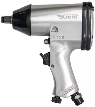 Гайковерт KRANZ KR-80-0701 пневматический 1/2", 330 Нм