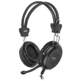 Гарнитура A4Tech HS-30 черная, 2м