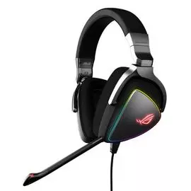Гарнитура ASUS ROG Delta Type-C 90YH00Z1-B2UA00 USB Type-C + A, RGB подсветка, 50 мм, неодимовые магниты, 32 Ом, 20 ~ 20000 Гц, микрофон