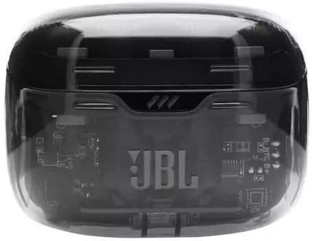 Гарнитура беспроводная JBL Tune Beam Ghost JBLTBEAMGBLK внутриканальная, черная, BT, в ушную раковин