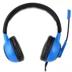 Гарнитура Gembird MHS-G50 игровая, черный/синий, регулятор громкости, откл. микрофона, кабель 2.5м